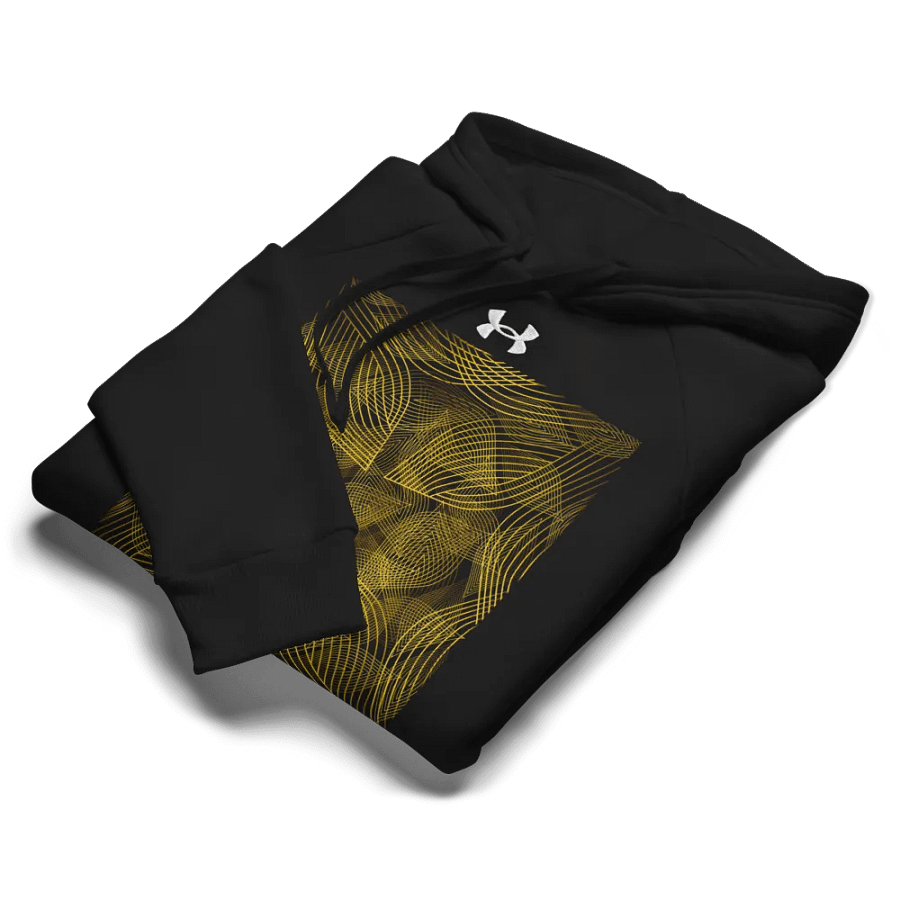 Hoodie with golden lines and leaf design product image (9)