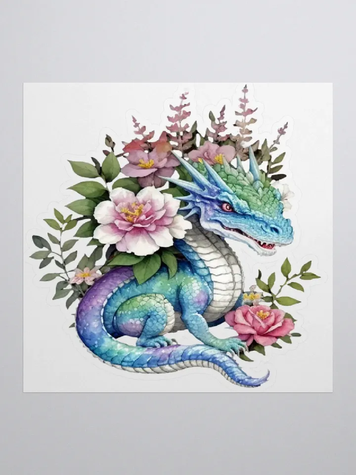 Whimsical Dragon Garden Stickers product image (3)