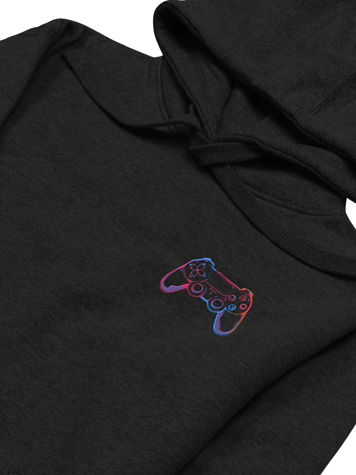 Neon Controller Left Embroidered Hoodie product image (2)