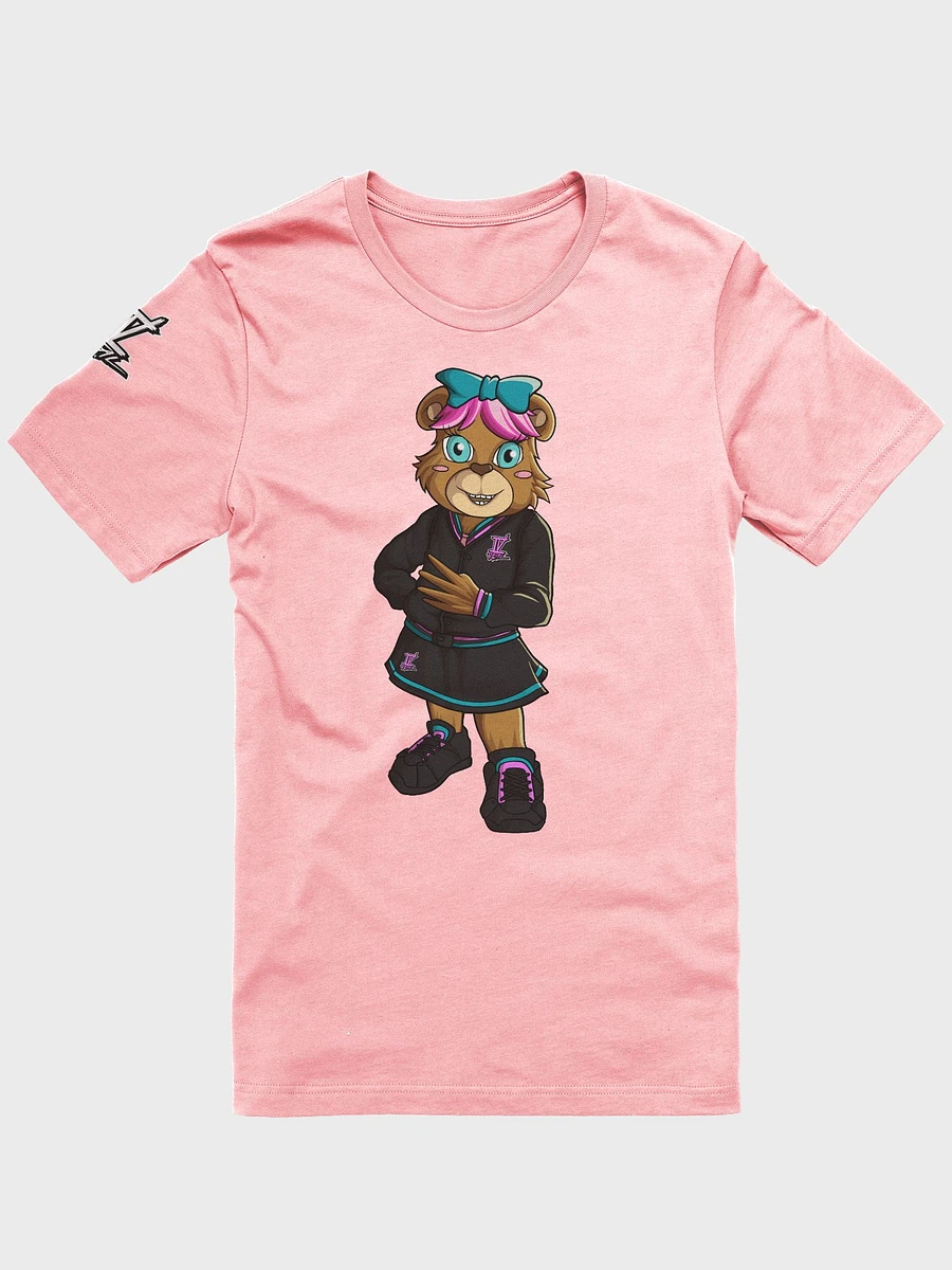 Standing Girl Bear Bella+Canvas Supersoft T-Shirt product image (2)