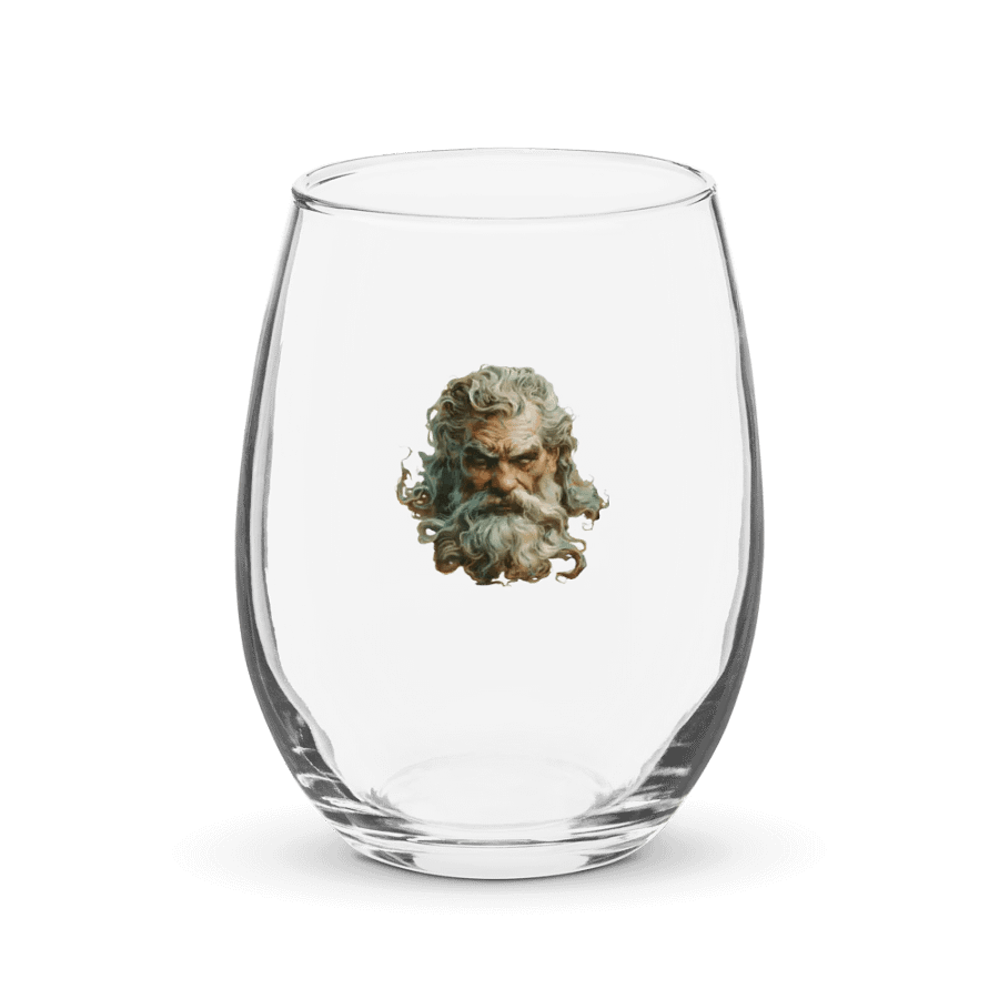 Zeus - The God of Thunder Stemless Water / Wine Glass product image (1)
