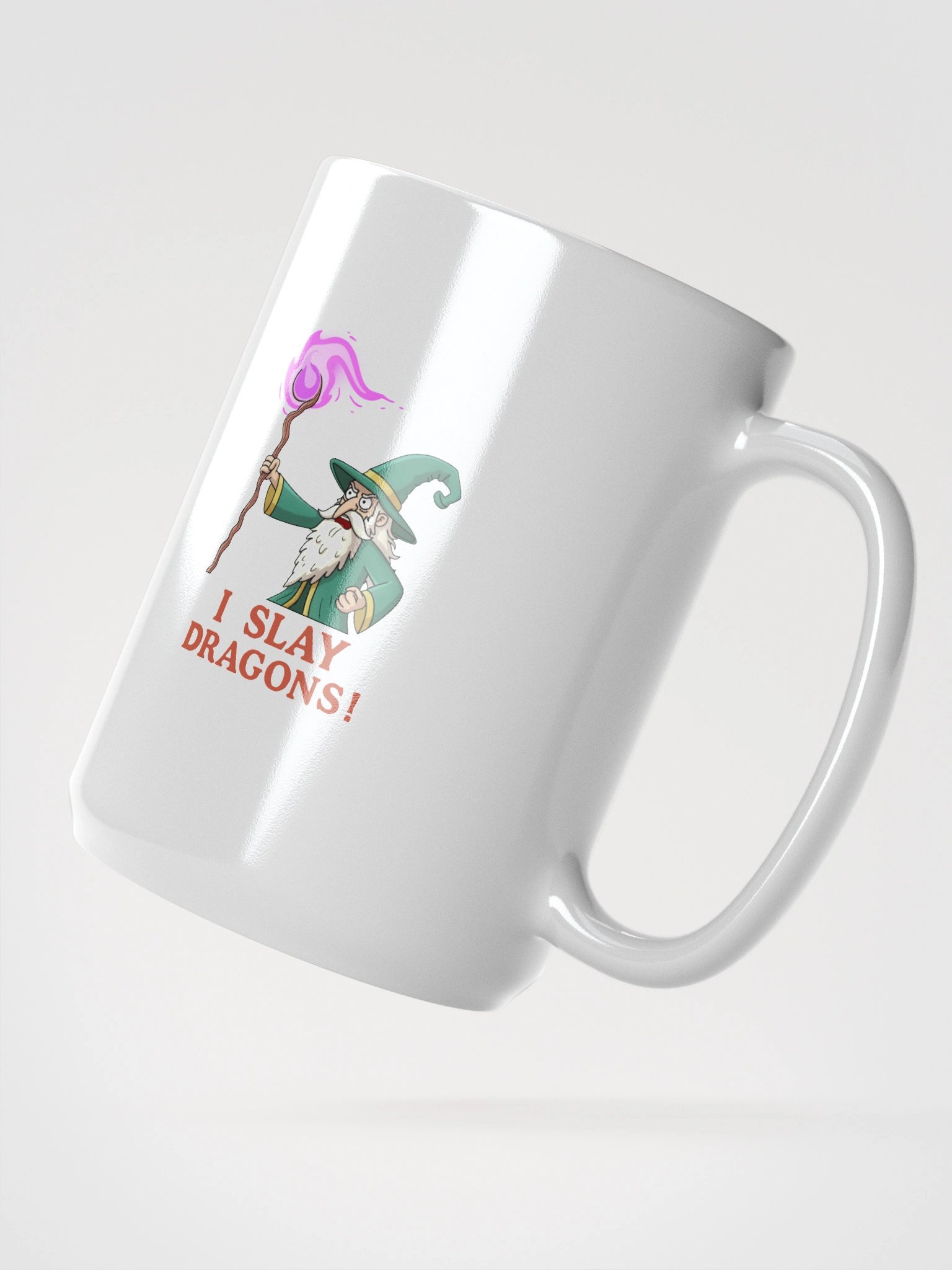 “I Slay Dragons” – Jon Arthon Wizard Coffee Mug product image (2)