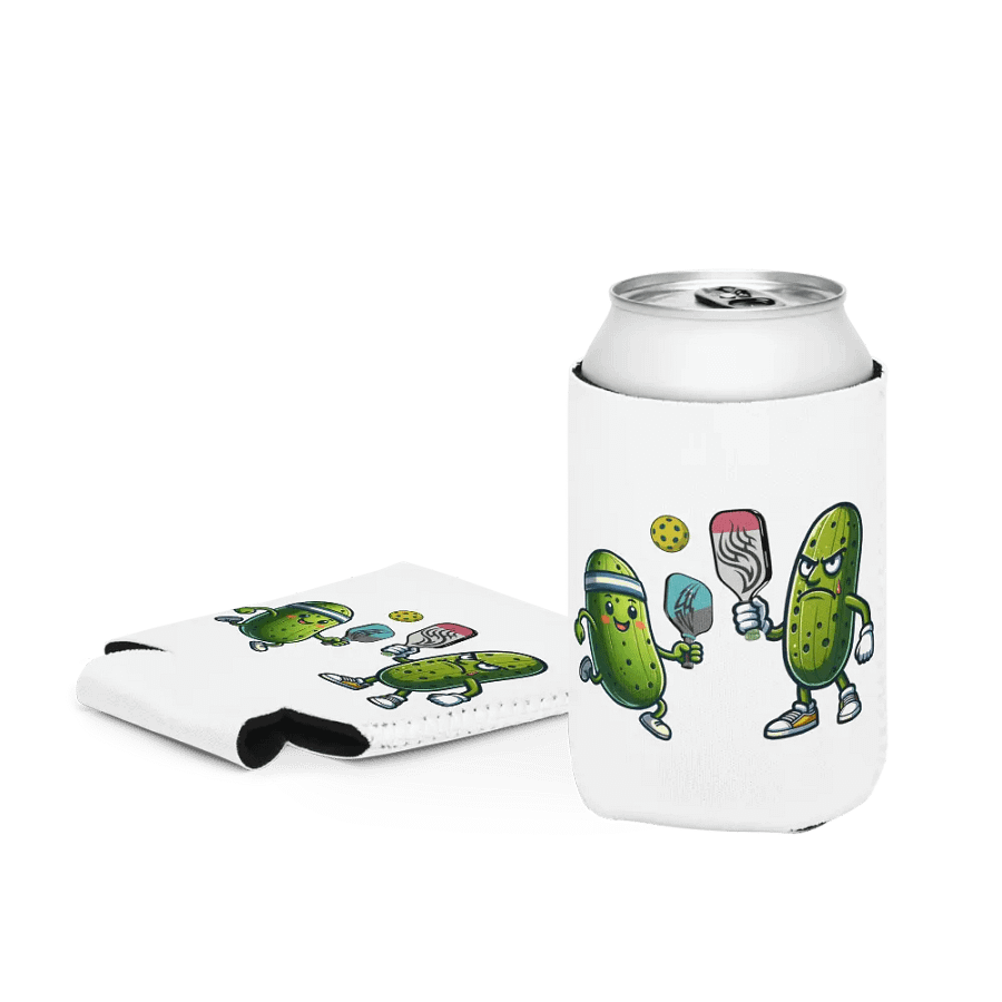 Pickleball Battle Pickle Party Can Cooler product image (3)