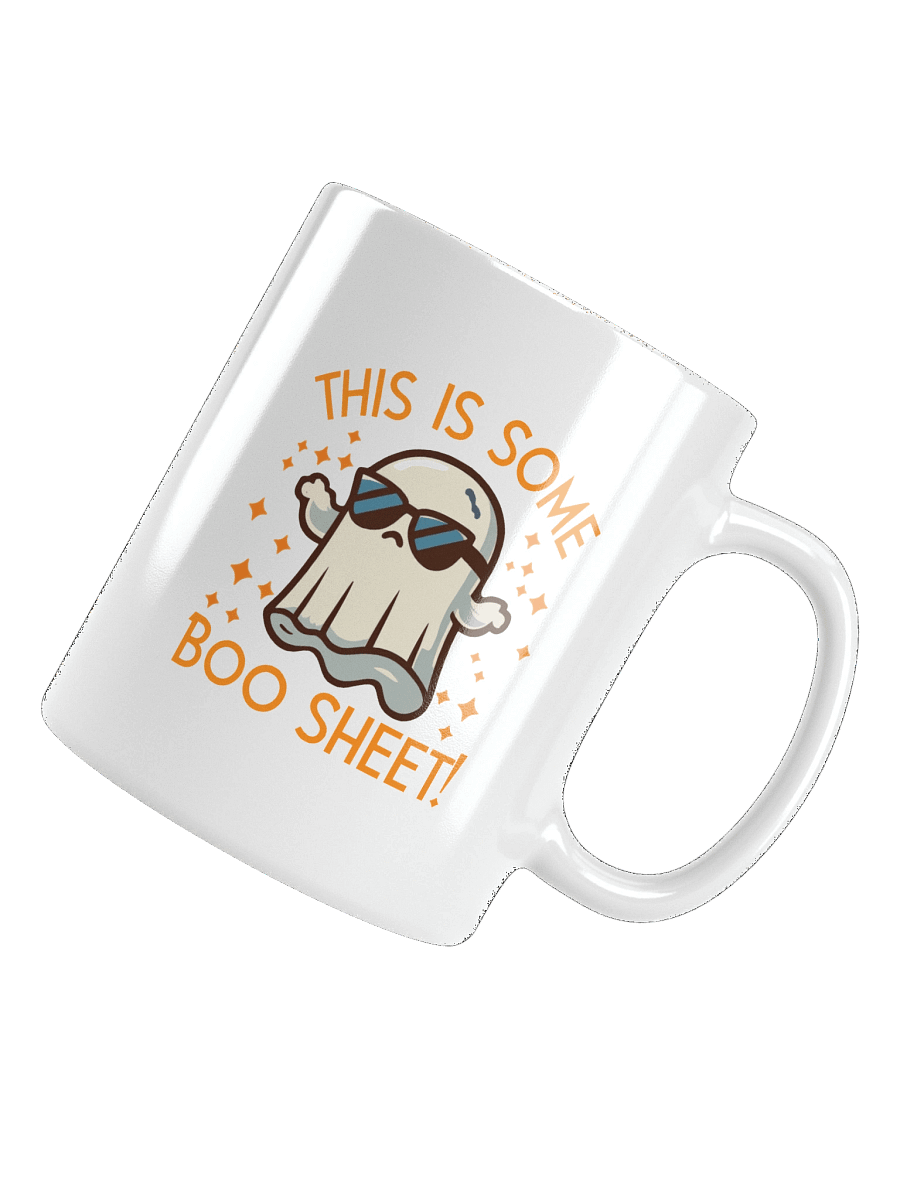 Boo Sheet Funny Halloween Mug (White) product image (15)