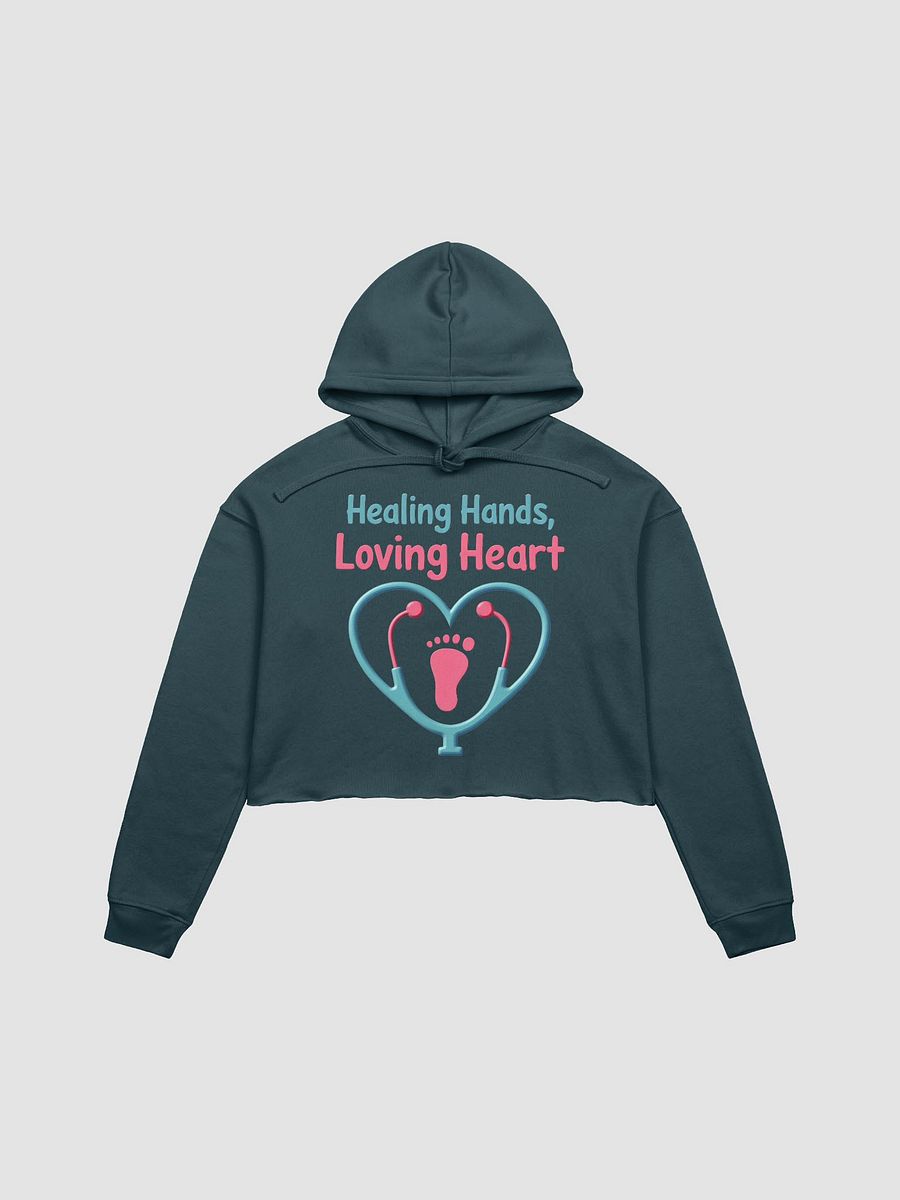 Healing Heart Fleece Crop Hoodie product image (9)