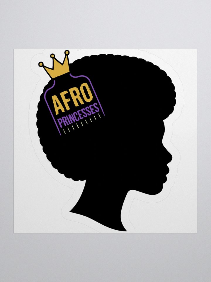 3 x 3 Afro Princesses Stickers product image (1)