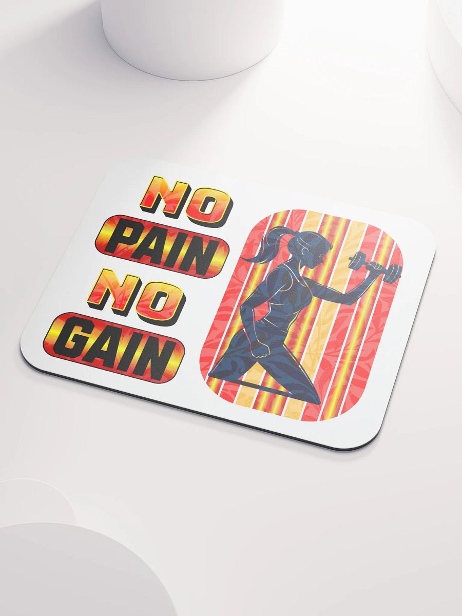 No Pain No Gain Mouse Pad product image (3)