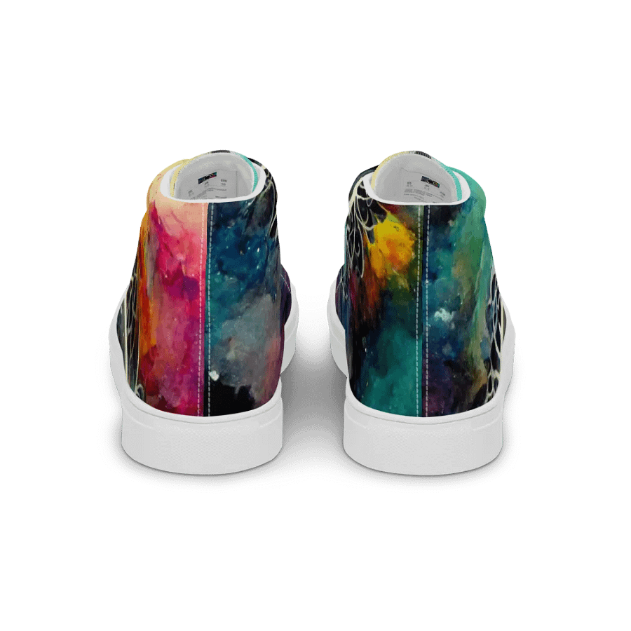 Cosmic Lace High Top Canvas Shoes product image (4)