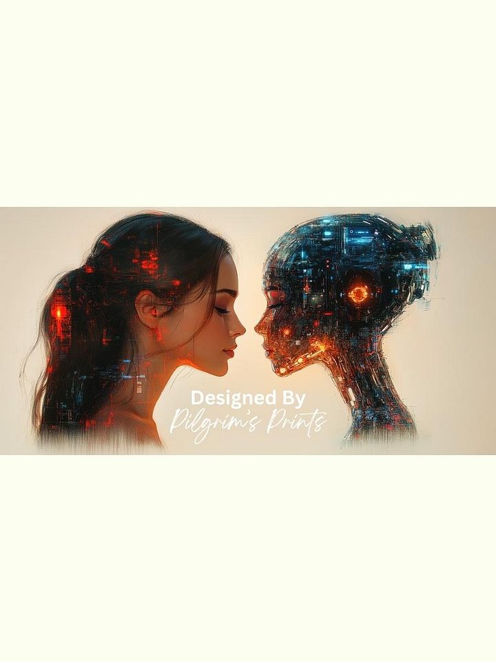 Human and Machine - A Fusion of Souls 16x8 product image (1)