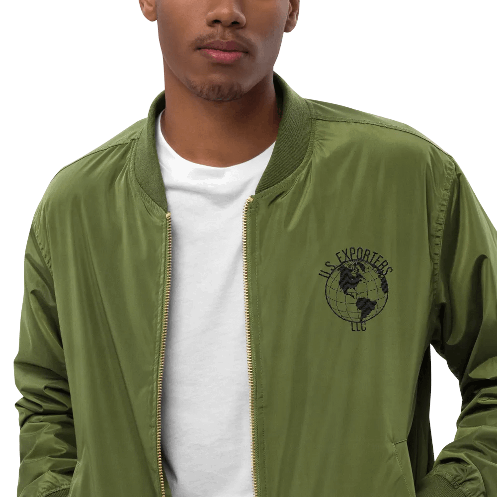 US Exporters Bomber Jacket Green product image (6)