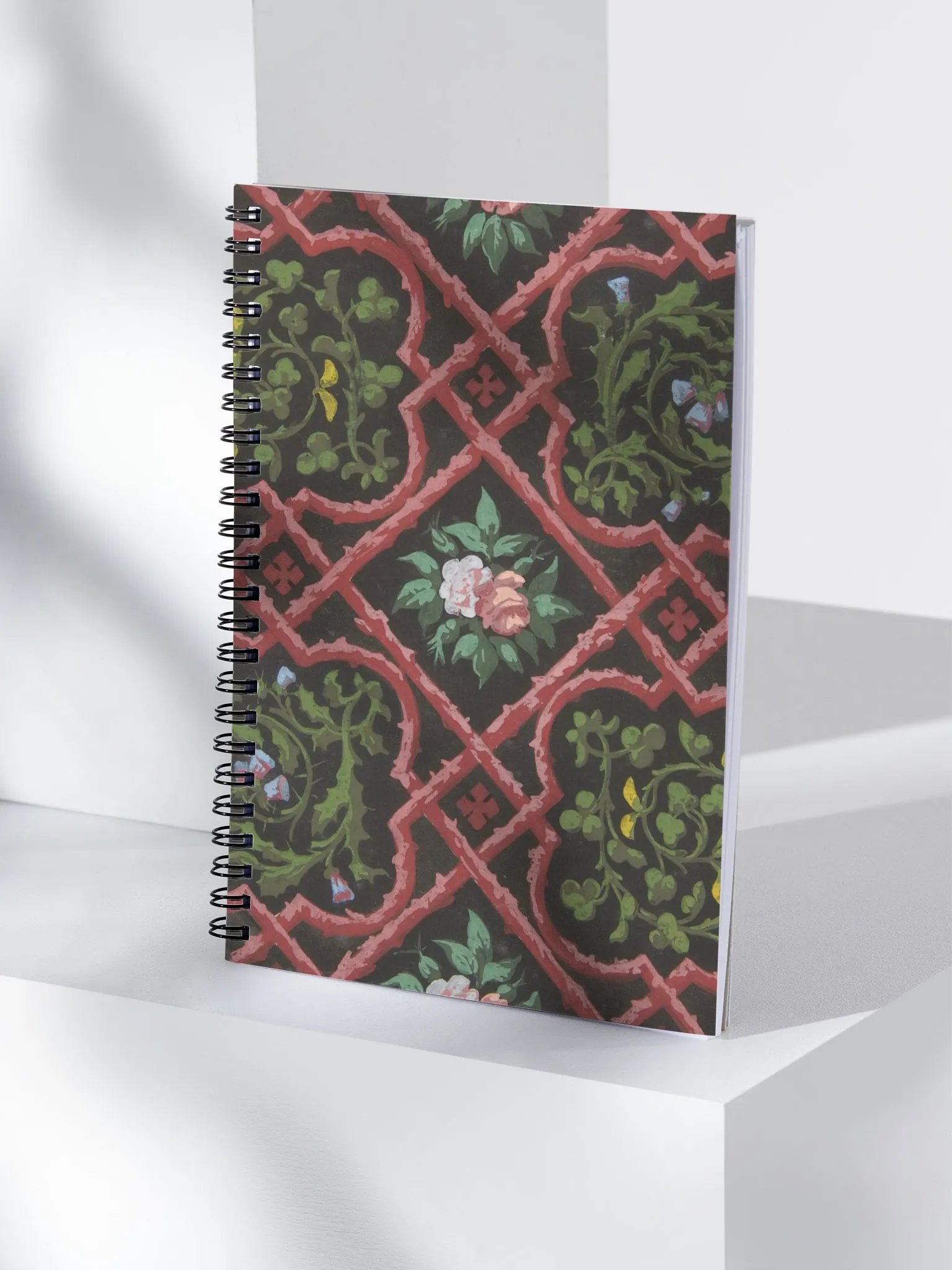 Floral Geometry Spiral Notebook product image (4)