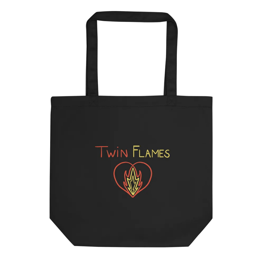 'Twin Flame Fire' Eco-Friendly Tote Bag product image (1)