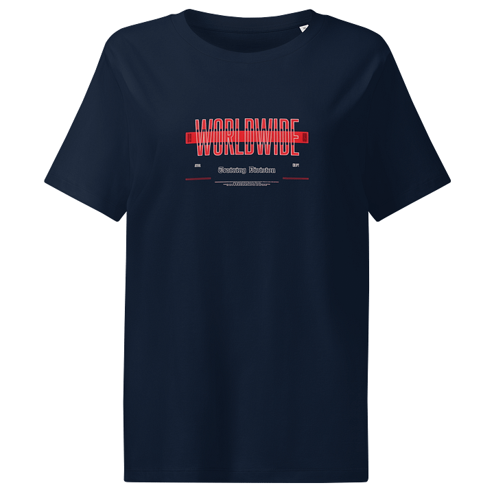 Women's T-Shirt Worldwide Slogan Stanley/Stella Organic Ribbed Neck T-Shirt product image (1)