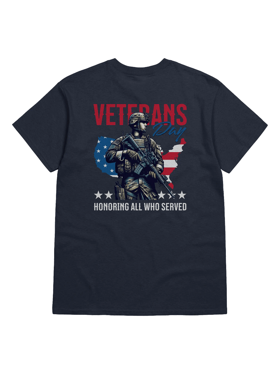 Honoring All Who Served T-Shirt | Patriotic Military Tribute Tee for Veterans Day product image (1)