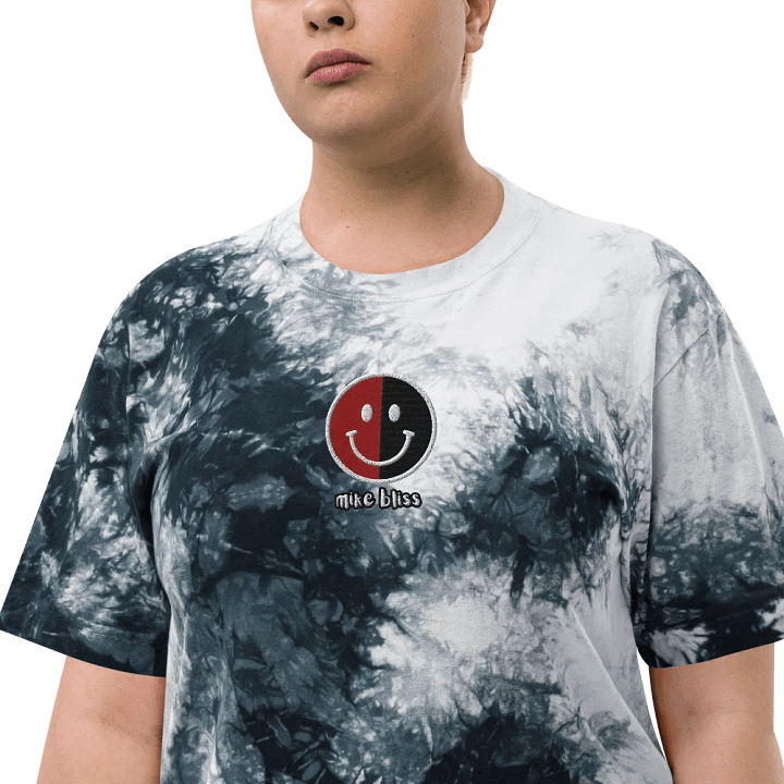 mike bliss split - embroidered tie-dye shirt product image (2)