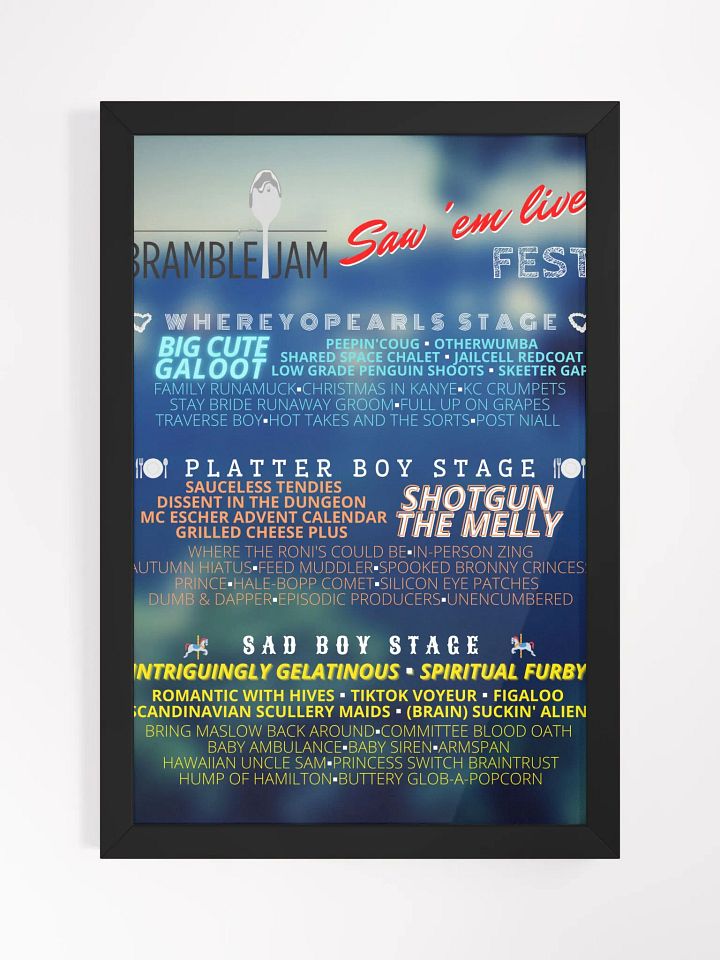 Saw 'Em Live Poster product image (1)