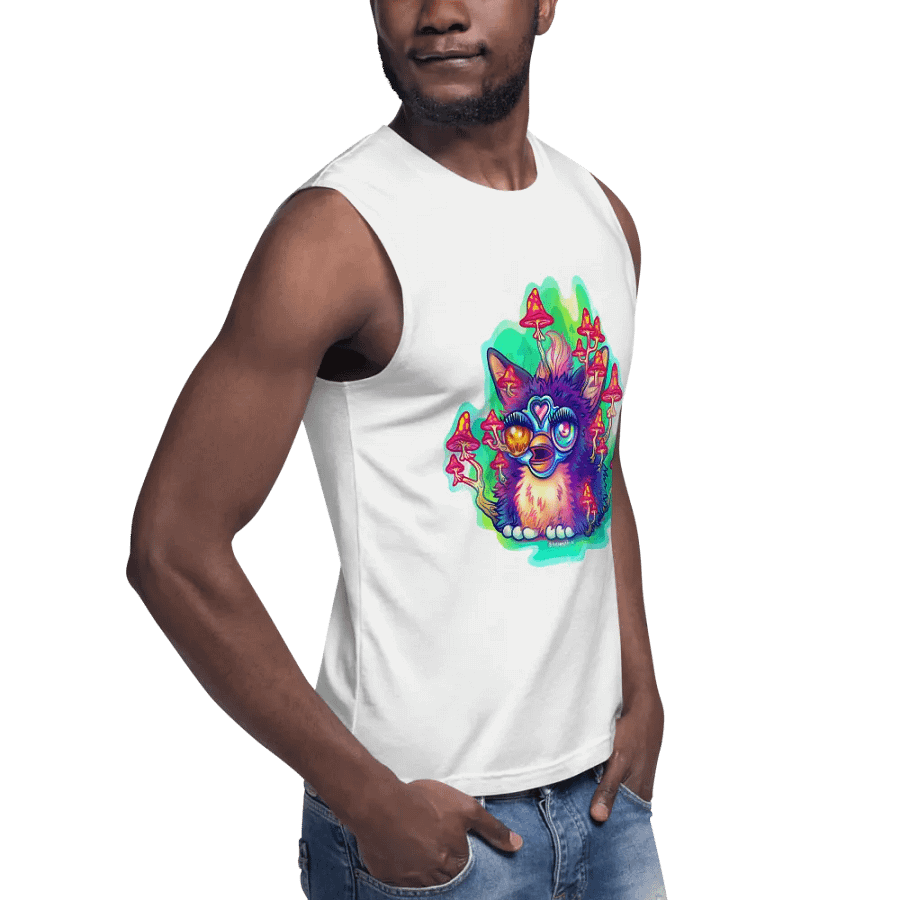 Nostalgic Fungus Creature Muscle Tank product image (8)