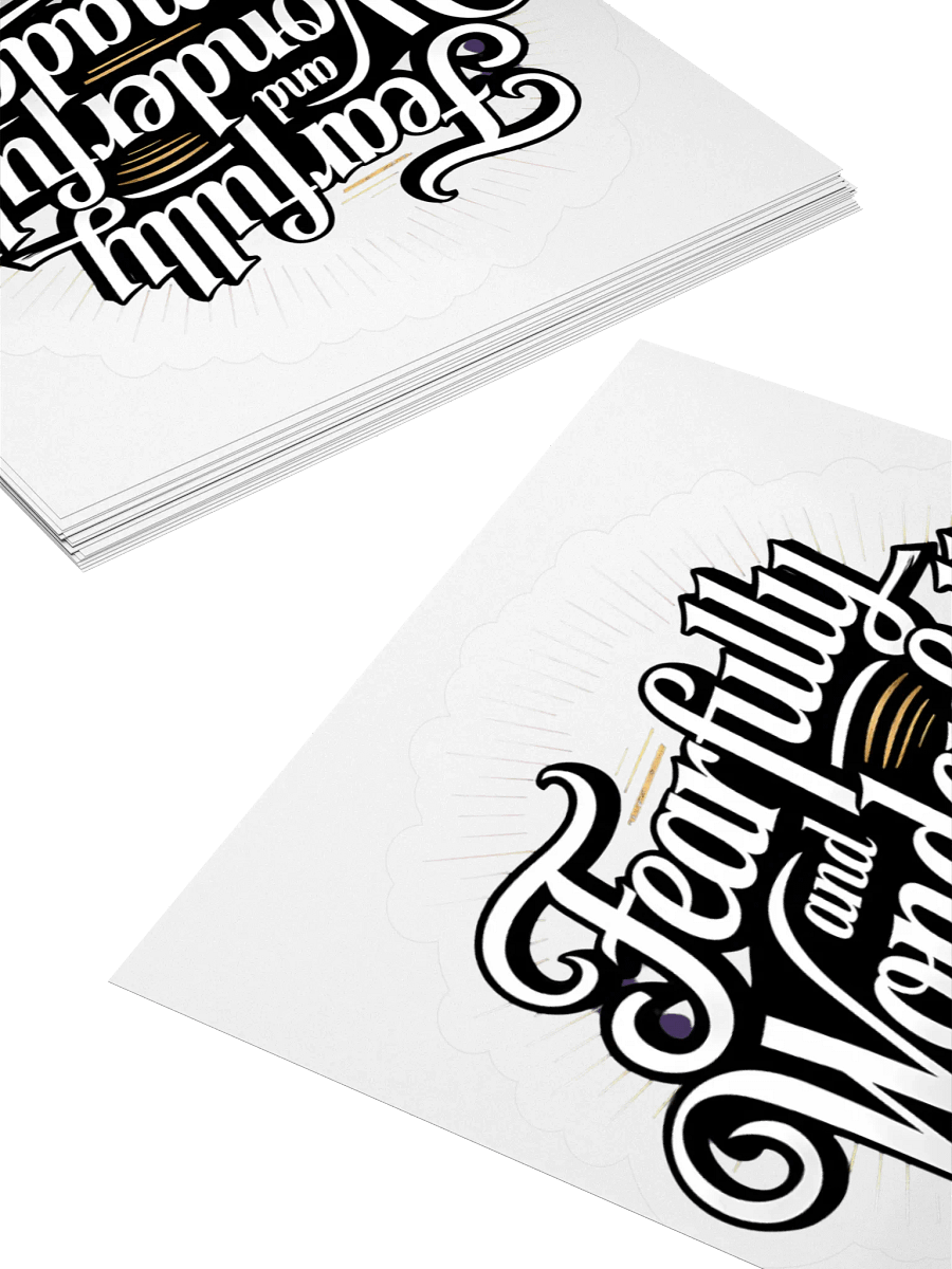 Fearfully and Wonderfully Made Sticker product image (10)