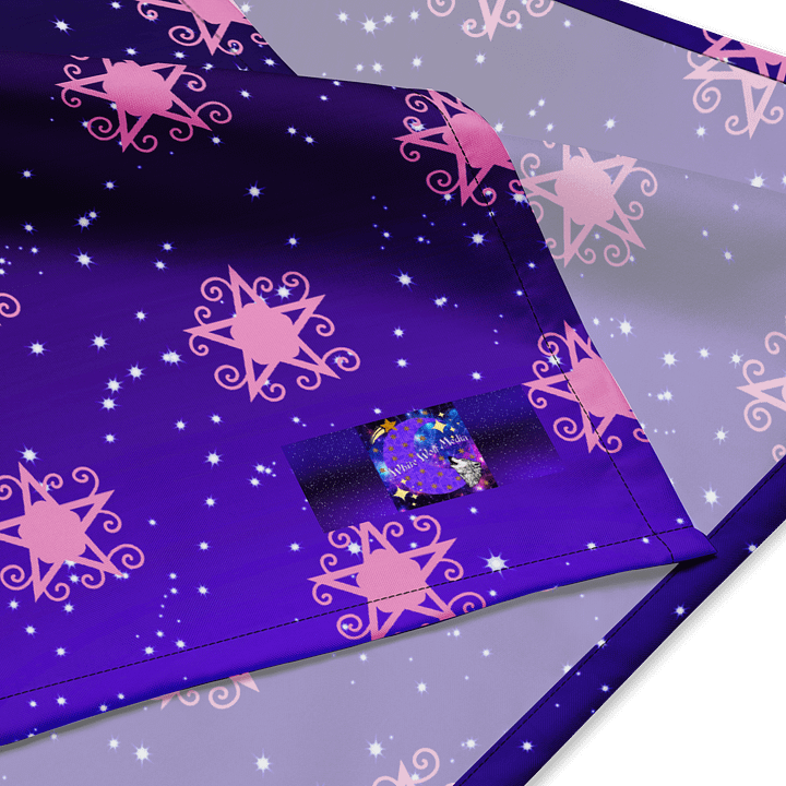Purple Eternity & Pink Stars All-Over Bandana product image (2)