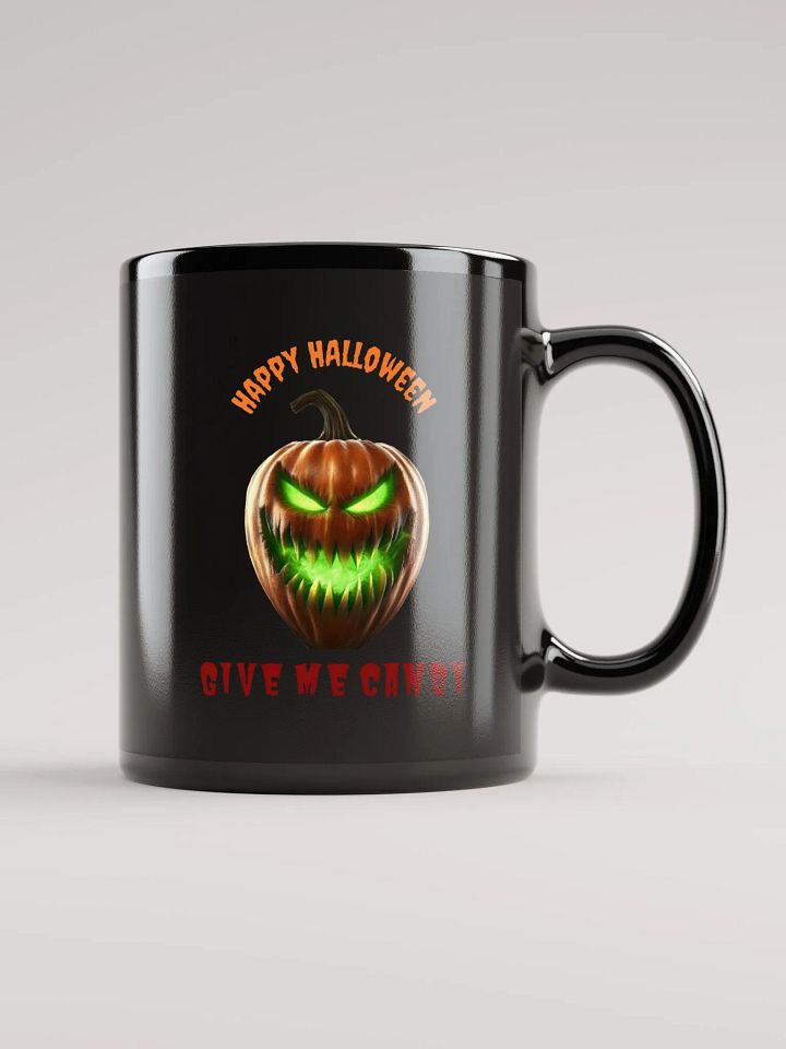 Happy Halloween Give Me Candy black mug product image (1)