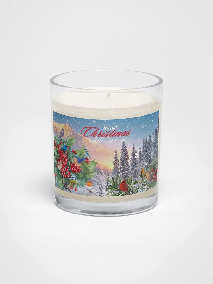Snowy Christmas Blessings Soy Candle for family friends moms colleagues product image (1)