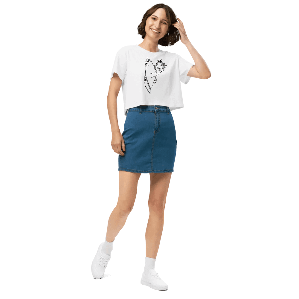 Hand in Mirror Women's Crop Top product image (26)