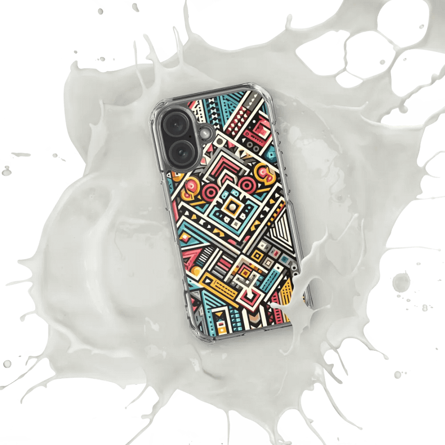 Geometric Fusion iPhone® Case product image (387)