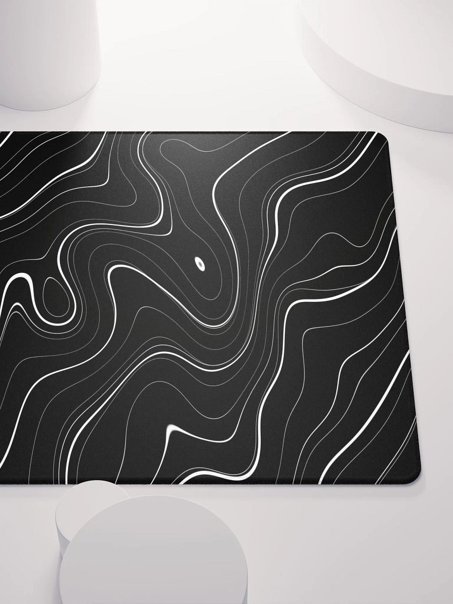 White paint swirl (Gaming pad) product image (5)