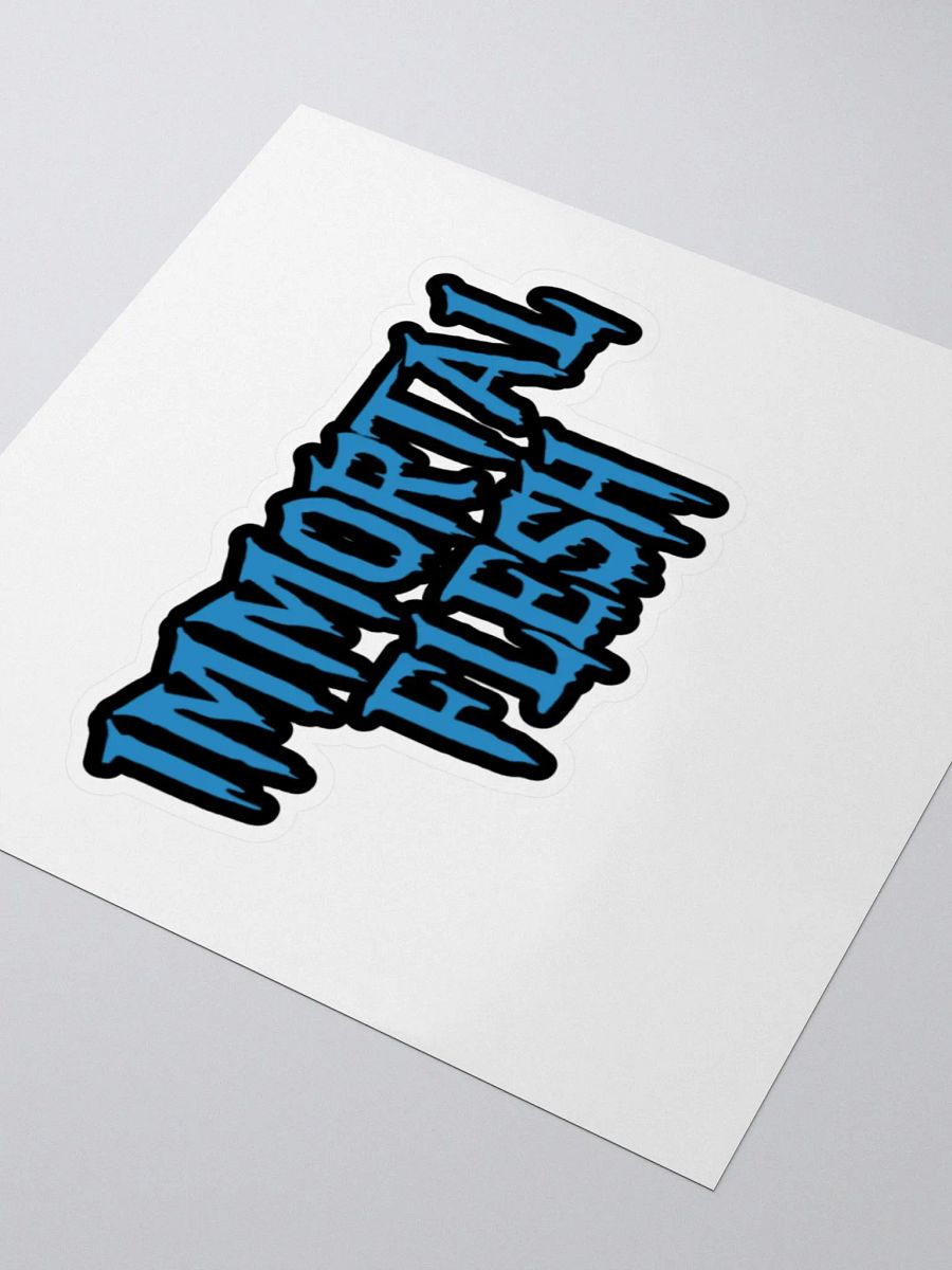 Flesh Logo Sticker (Aqua) product image (3)