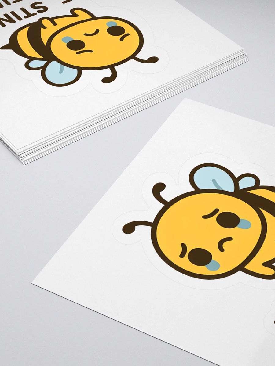 Life Stings Kawaii Bee Sticker product image (4)