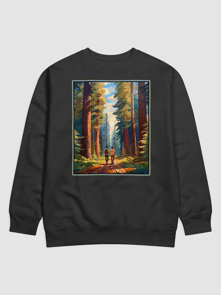 Seeing The Redwoods Together - Gay Couple Sweatshirt product image (1)