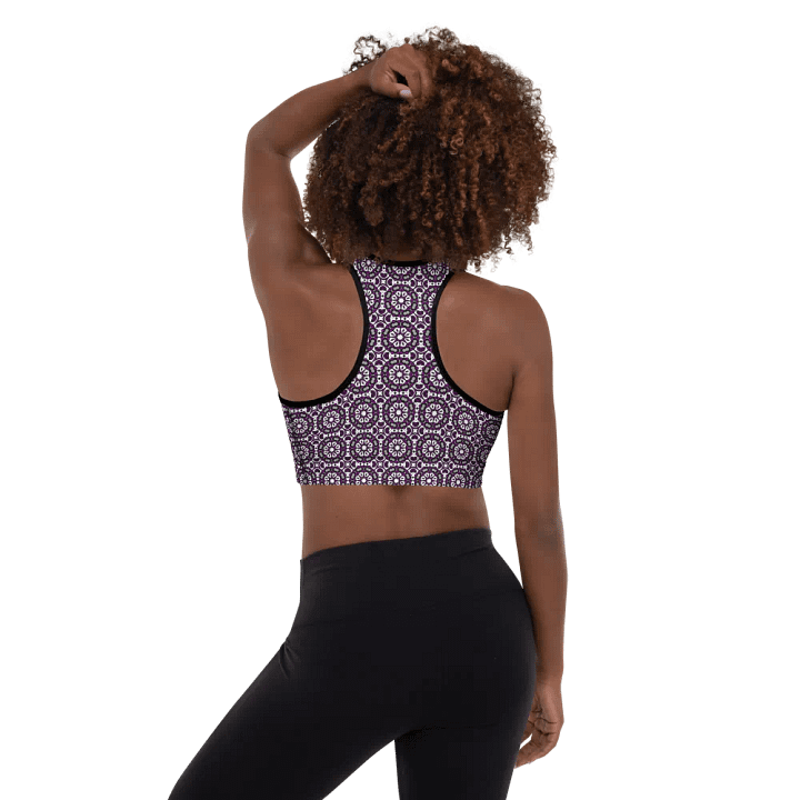 Asexual Abstract (1) - Padded Sports Bra product image (2)