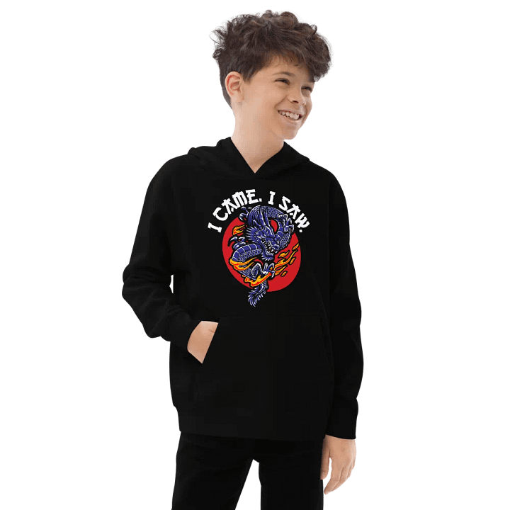 Kid's: I Came. I Saw. I Conquered hoodie product image (2)