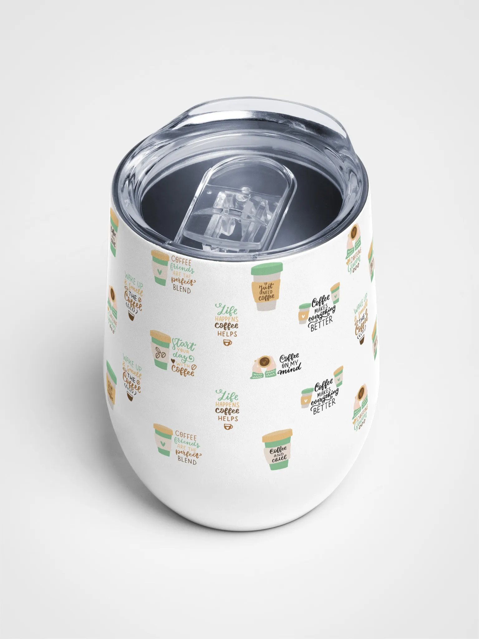 Coffee Lover's Delight Wine Tumbler product image (4)