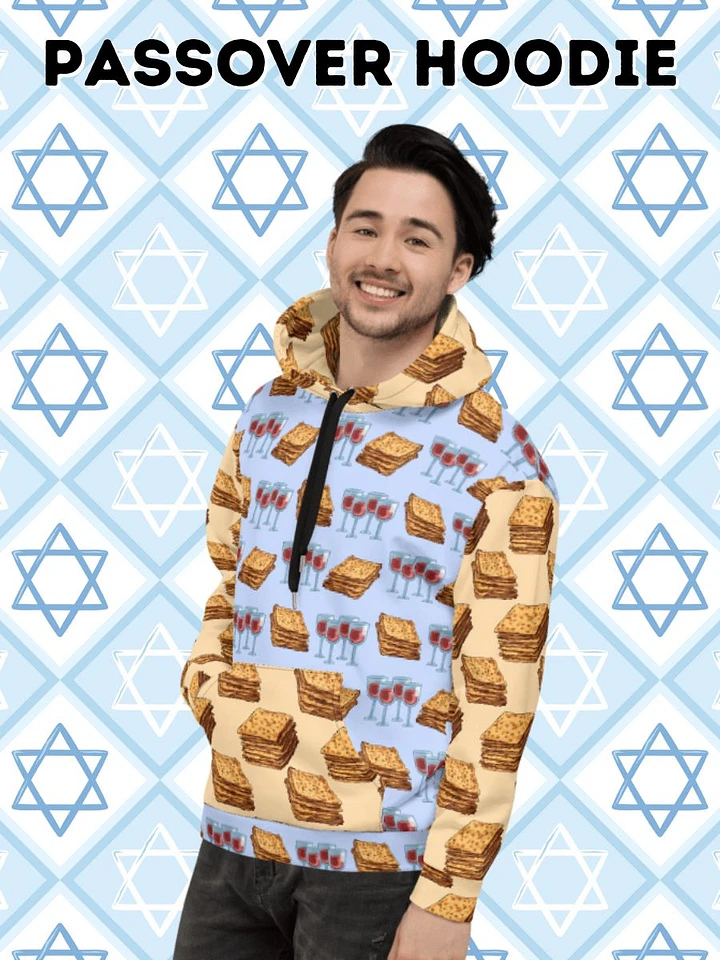 Passover Hoodie with Matzah and Wine product image (1)