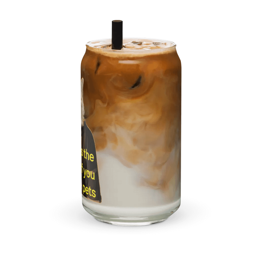 Sage Barter! Glass Can Cup product image (42)
