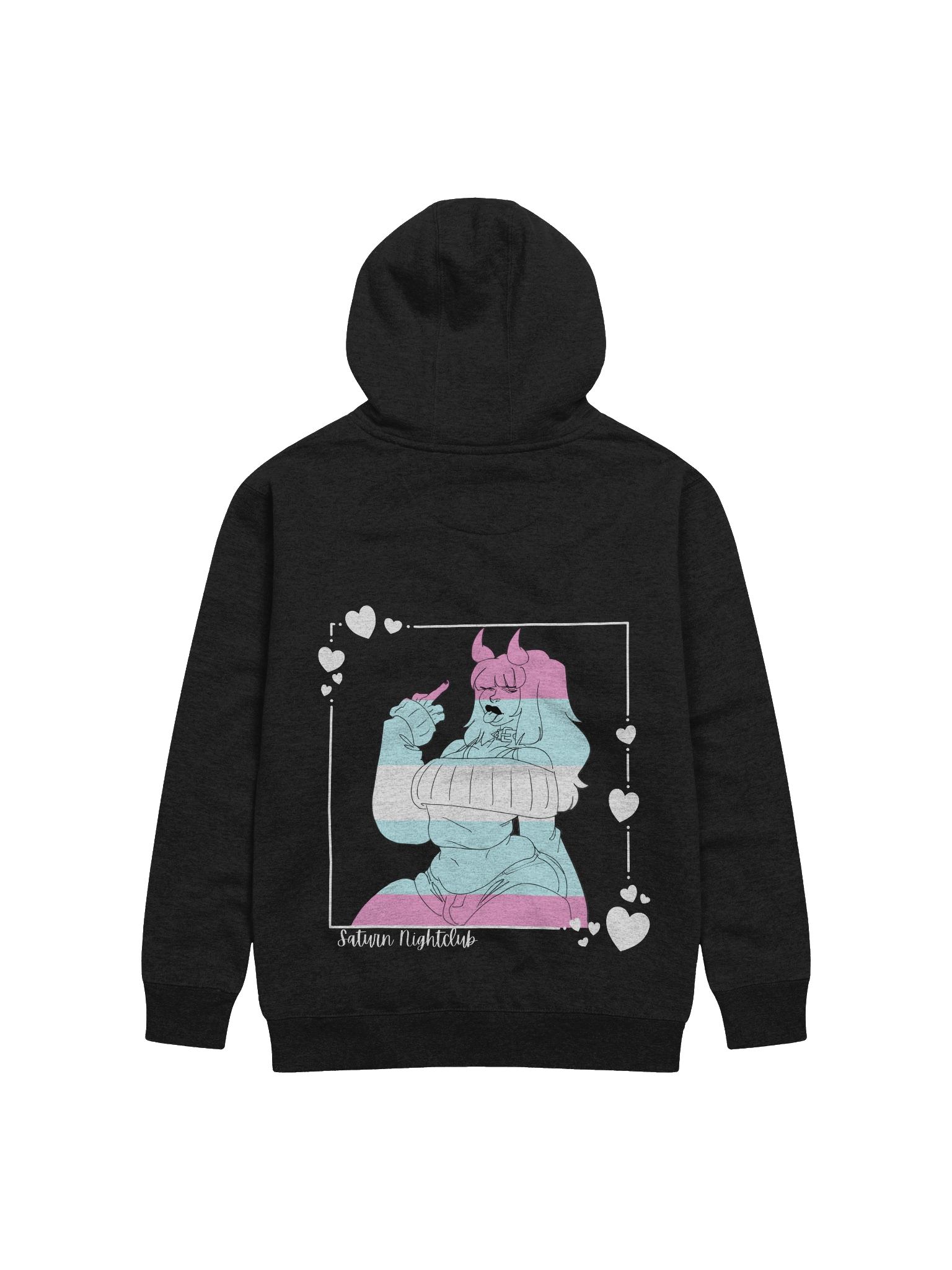 NEW LOGO Fuck you! I'm trans Eli Hoodie product image (2)
