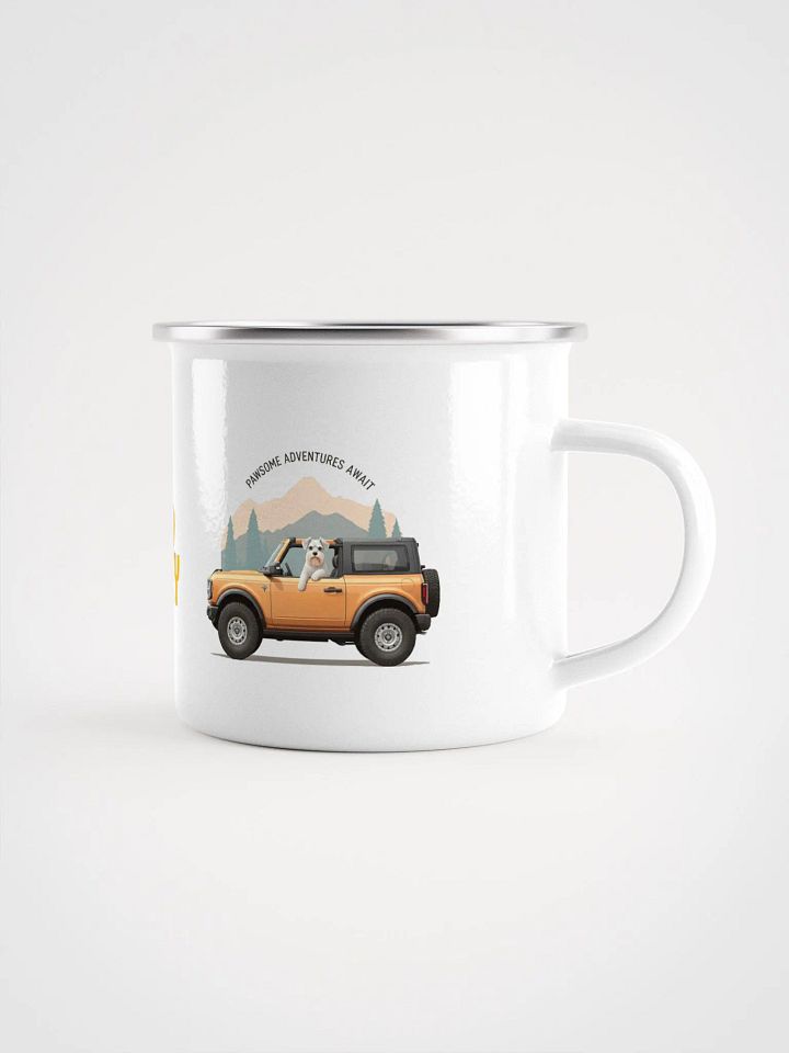 Pawsitively Adventurous Enamel Mug product image (1)