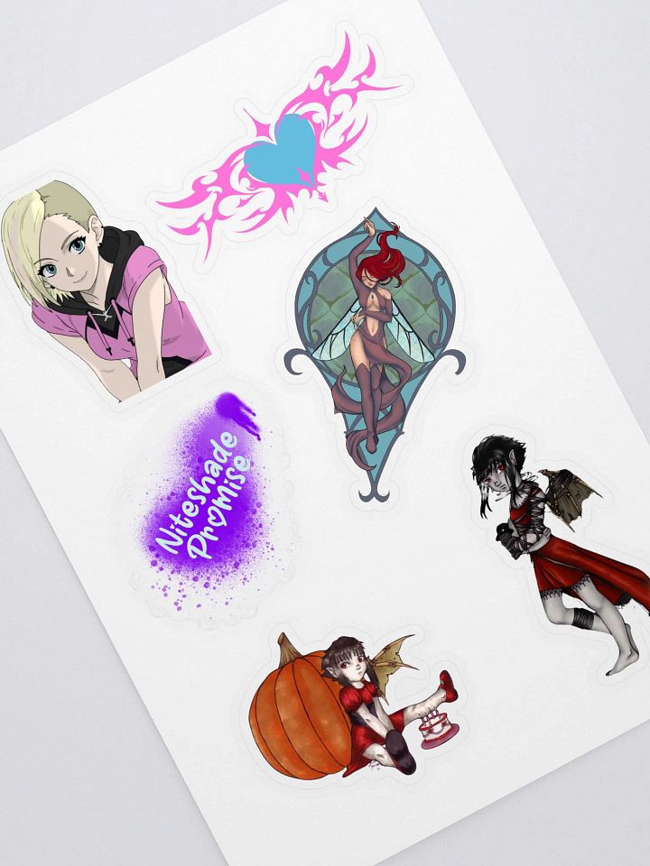 Niteshade Promise Sticker Sheet product image (1)