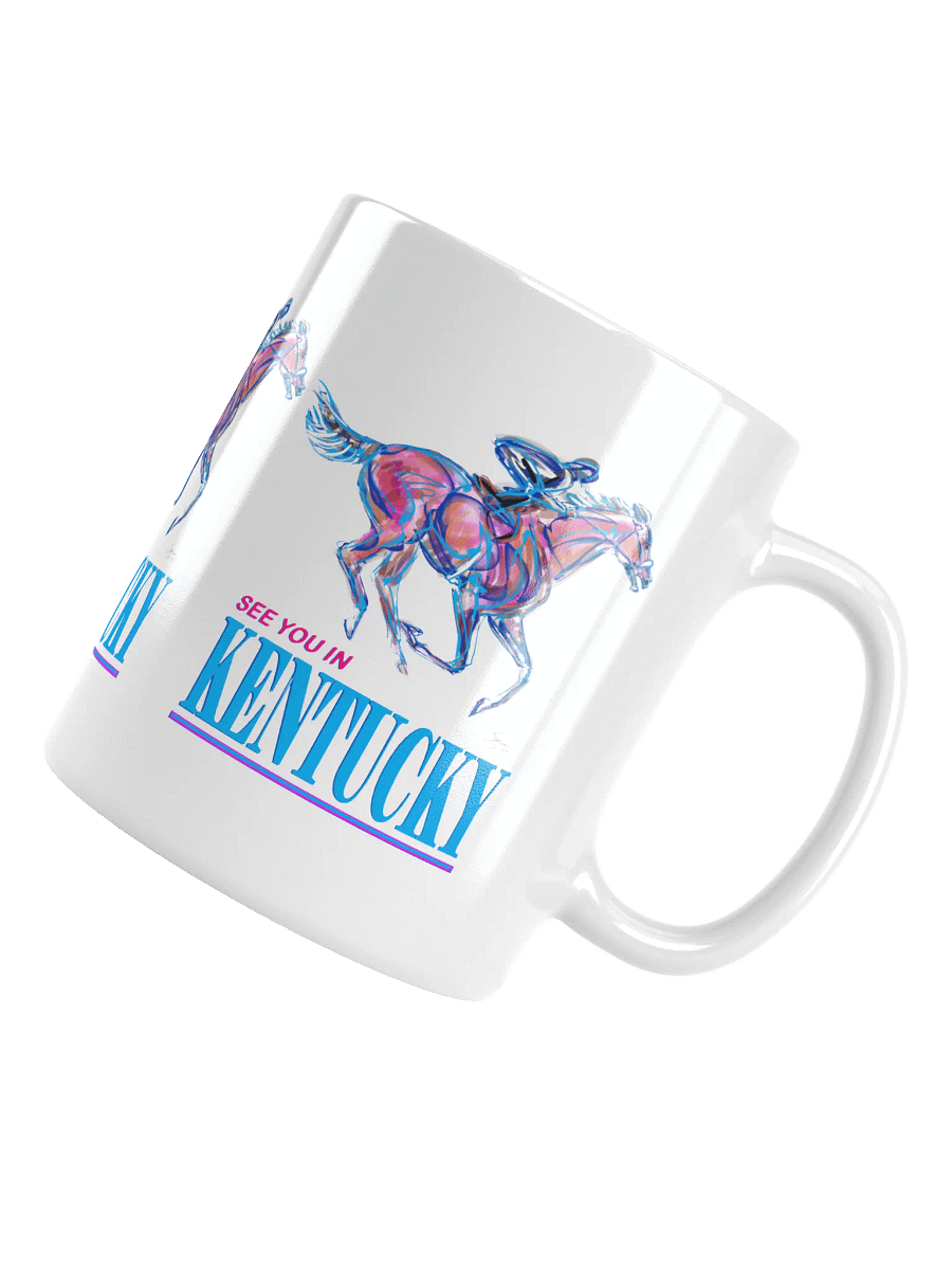 Kentucky Bound-Horse Racing Ceramic Mug product image (12)
