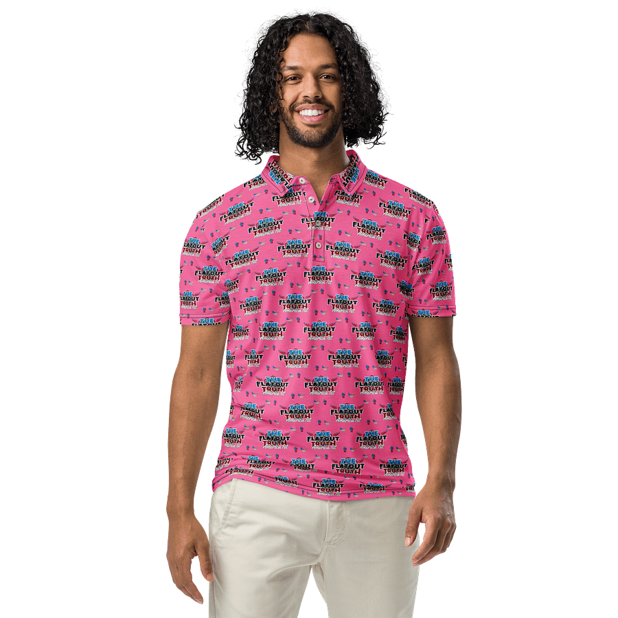 TFOT SlimFit America 1st Pink Polo Shirt product image (4)