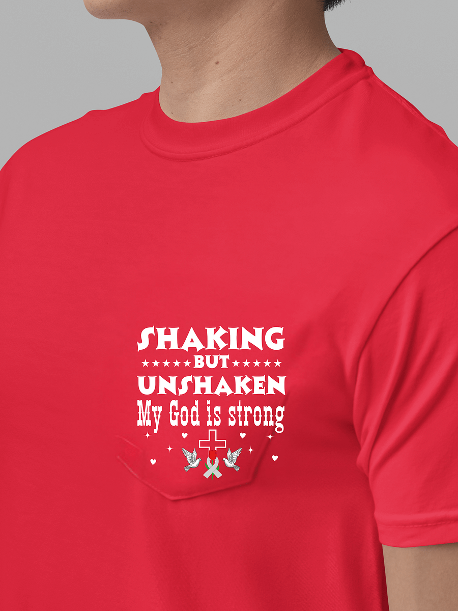 Shaking But Unshaken, My God Is Strong Parkinson Comfort Colors T-shirt product image (10)