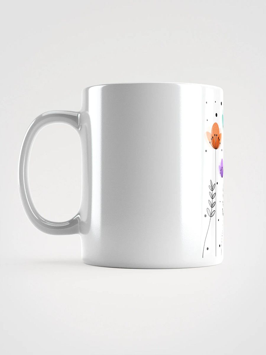 Whimsical Wildflowers White Glossy Mug product image (18)