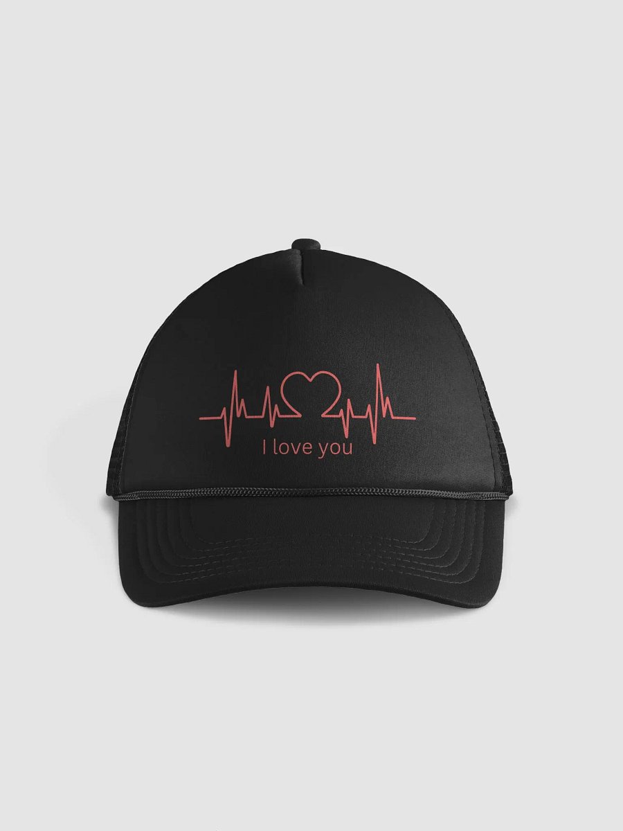 Heartbeat Love Trucker Hat product image (5)