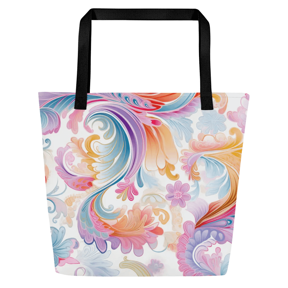 Dancing Paisley Tote Bag. product image (1)