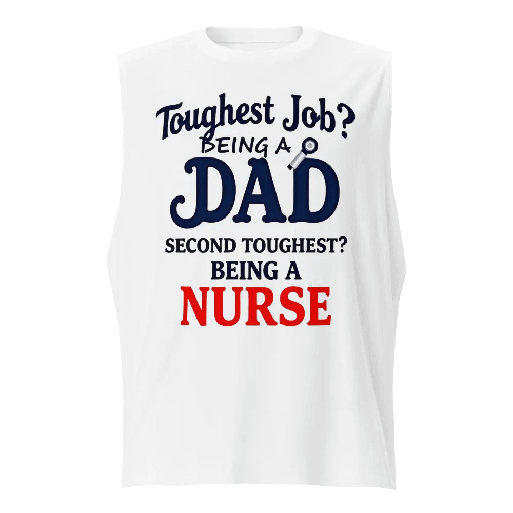Dad: Toughest Job Muscle Tank product image (1)