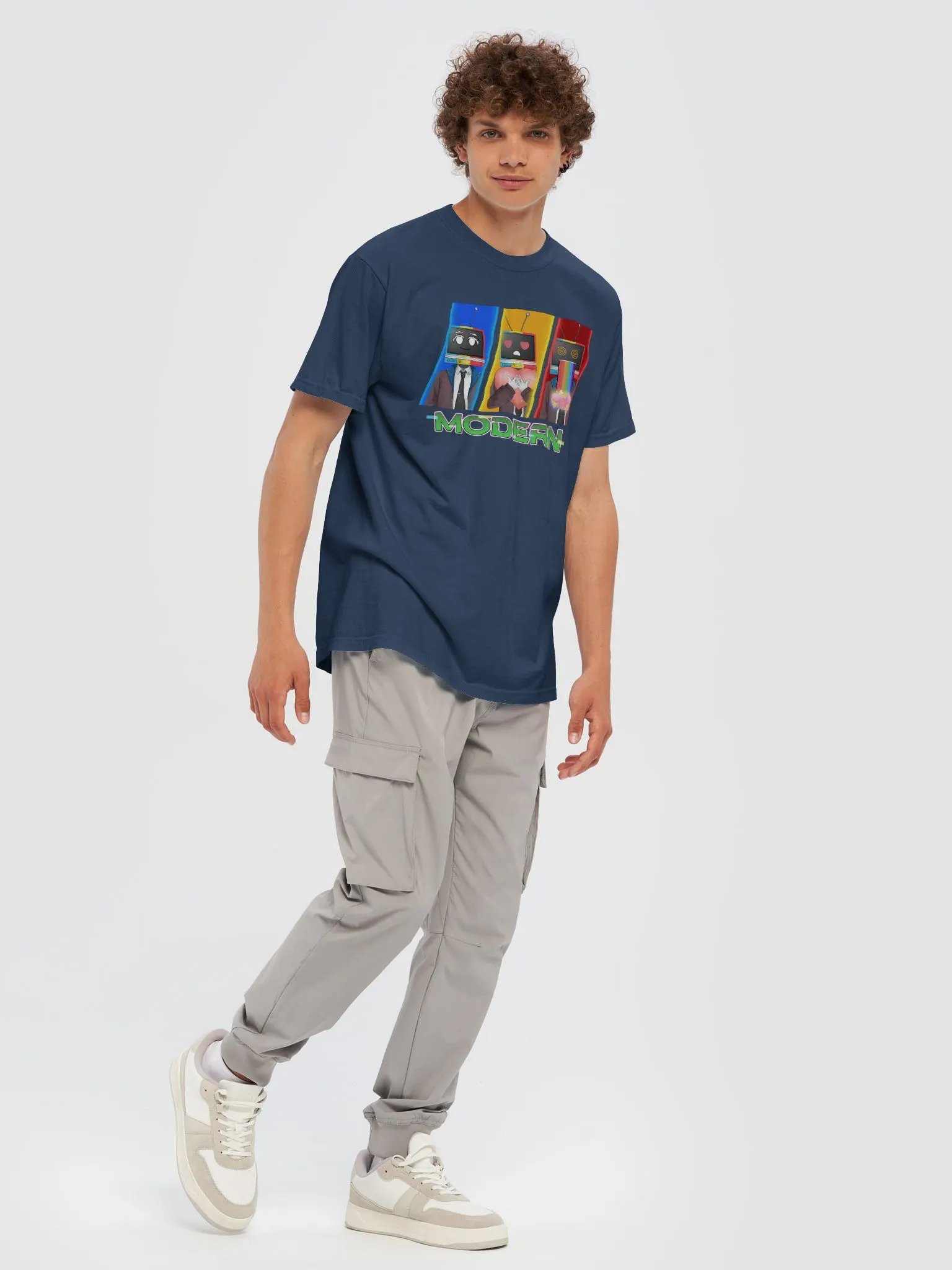 Modern Broadcast "TV Trio" T-Shirt product image (47)