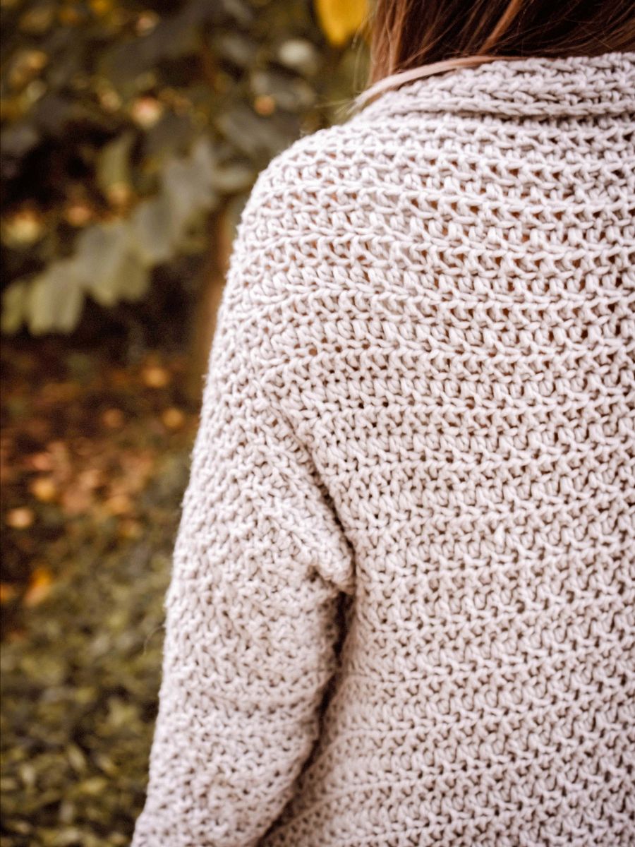 Snuggle Puff Crochet Cardigan Pattern product image (6)