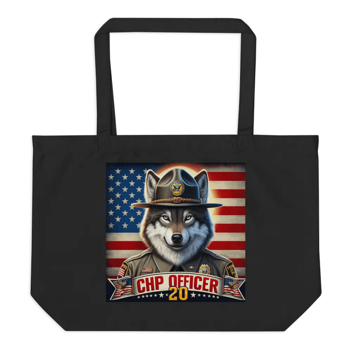 CHP Officer Wolf Organic Tote product image (2)