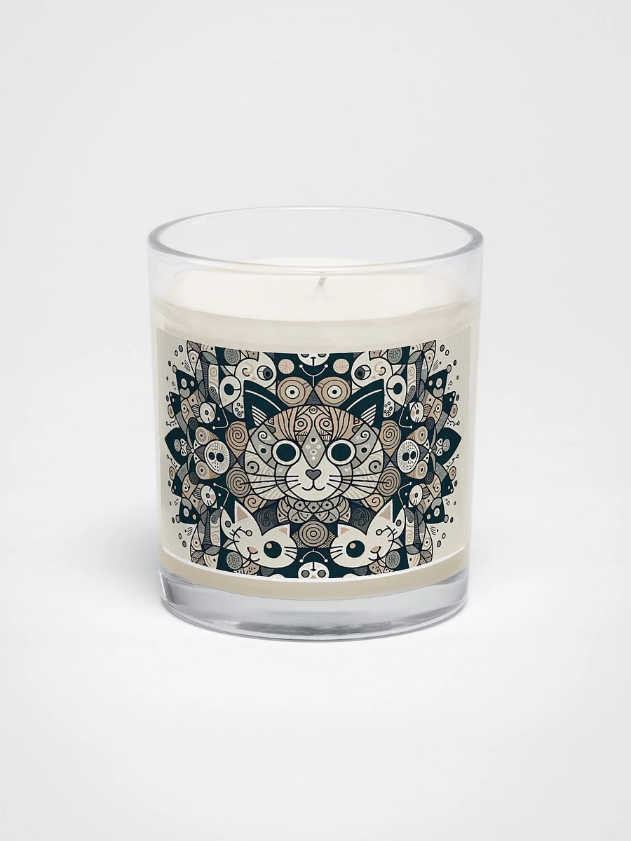 Soy Wax Candle In A Clear Glass Jar product image (1)